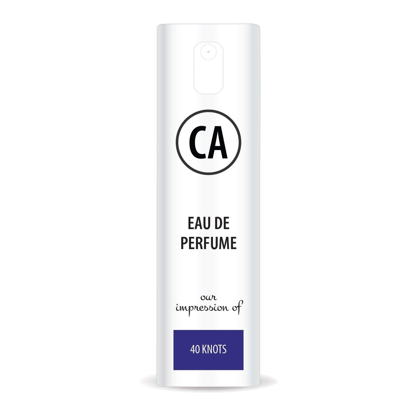 CA Perfume Impression of 40 Knots Unisex Eau De Parfum Aromatic Aquatic Scent Long Lasting Unisex Fragrance Travel Size TSA Ready for Day and Night Wear 0.33 Fl Oz 10ml