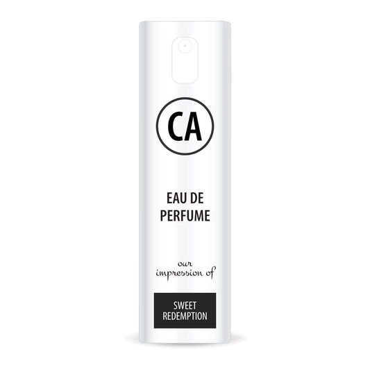 CA Perfume Impression of Sweet Redemption Unisex Eau De Parfum Amber Floral Scent Long Lasting Unisex Fragrance Travel Size TSA Ready for Day and Night Wear 0.33 Fl Oz 10ml