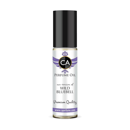 CA Perfume Impression of Wild Bluebell Unisex Eau De Parfum Floral Green Scent Long Lasting Unisex Fragrance Travel Size TSA Ready for Day and Night Wear 0.33 Fl Oz 10ml