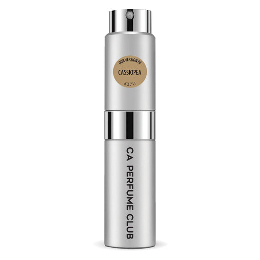 CA Perfume Impression of Cassiopea for Women and Men Chypre Floral Scent Long Lasting Unisex Fragrance Eau De Parfum Travel Size Refillable Atomizer Spray 0.27 Fl Oz 8ml