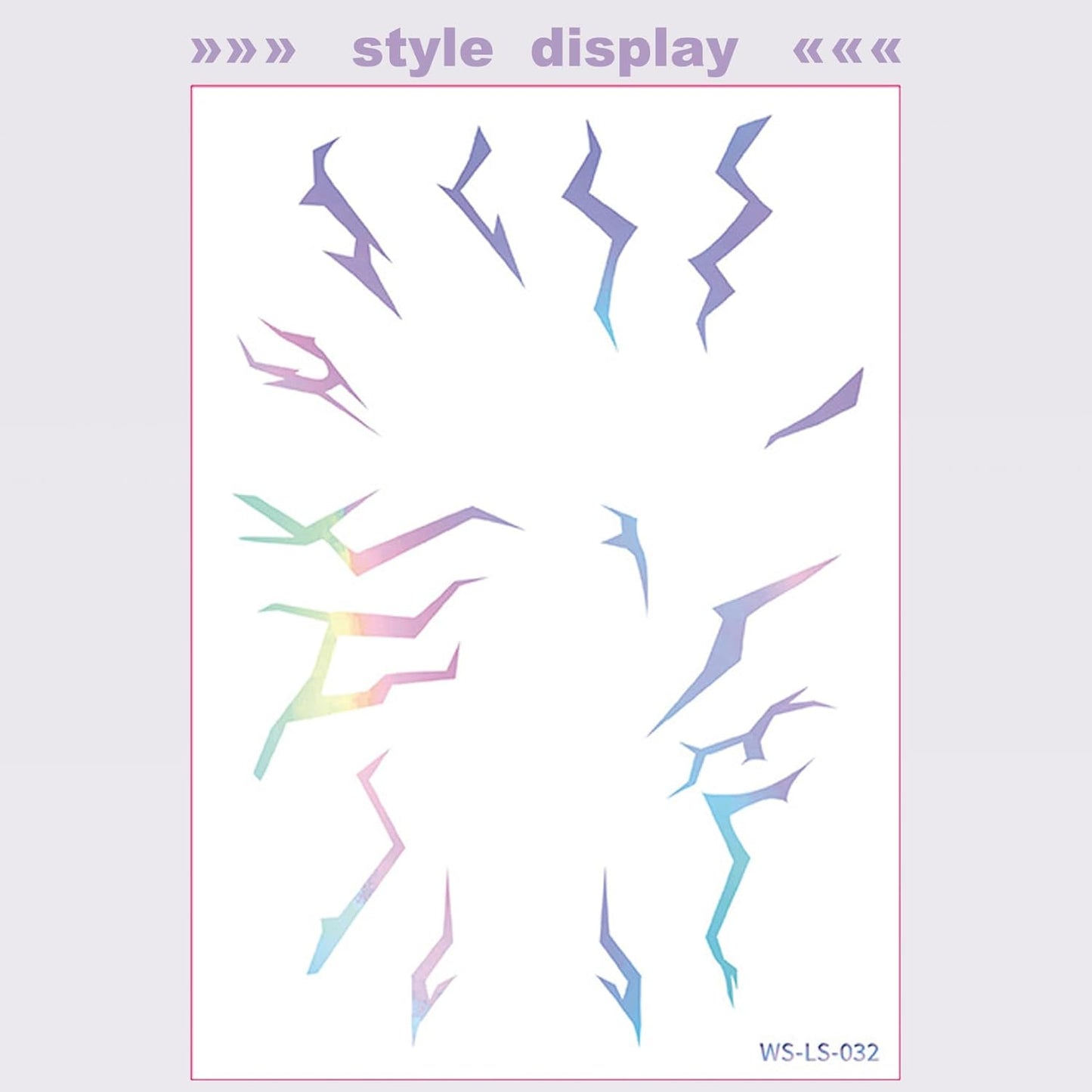 Temporary Tattoos,Cosplay Tattoos Stickers,Cosplay Accessories for Cosplay, Halloween and Party Makeup