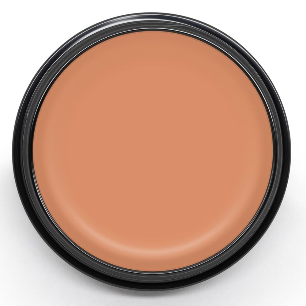 Graftobian HD Glamour Crème Foundation 1/2oz, Weightless Full Coverage Makeup, 65 Inclusive Shades, For All Skin Types, Natural or Full-Glam Looks, For Professionals and Beginners (Desert Sunrise)