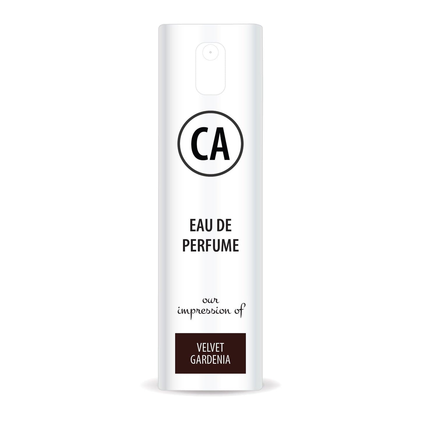 CA Perfume Impression of Velvet Gardenia Unisex Eau De Parfum Amber Floral Scent Long Lasting Unisex Fragrance Travel Size TSA Ready for Day and Night Wear 0.33 Fl Oz 10ml