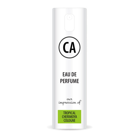 CA Perfume Impression of Tropical Cherimoya Cologne Unisex Eau De Parfum Floral Fruity Scent Long Lasting Unisex Fragrance Travel Size TSA Ready for Day and Night Wear 0.33 Fl Oz 10ml