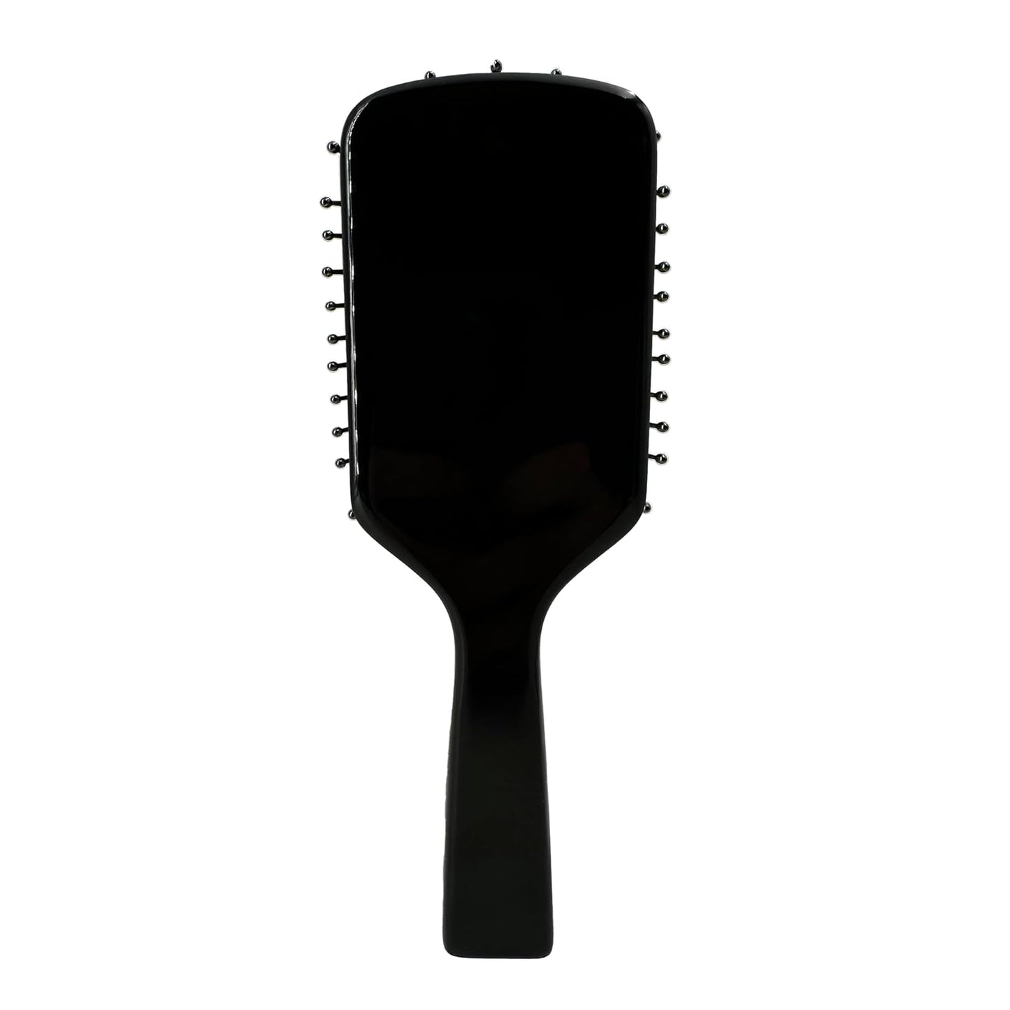 Phillips Brush Luxe Square Paddle Purse Sized Hair Brush, Sleek Black Color with Gold Accents – 7 inch Detangler Paddle Brush from the Luxe Series by Phillips Brush