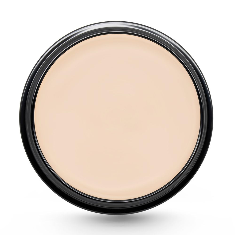 Graftobian HD Glamour Crème Foundation 1/2oz, Weightless Full Coverage Makeup, 65 Inclusive Shades, For All Skin Types, Natural or Full-Glam Looks, For Professionals and Beginners (Serenity)