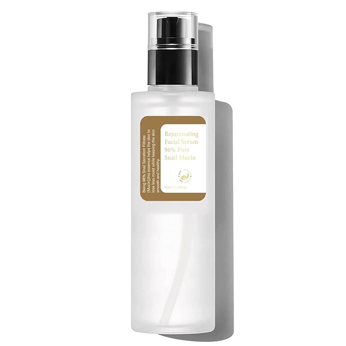 Snail Mucin Serum Luxury Korean 96% Snail Facial Serum Filtrate for skincare, Hydrating Serum For Dry Dull Face Skin and Wrinkles Power Repairing Essence For Face - GoldSnailRX