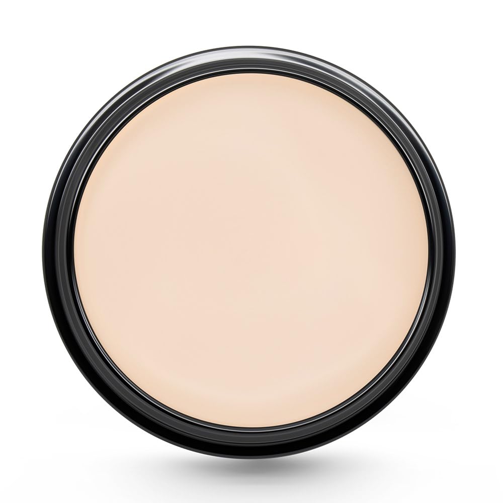 Graftobian HD Glamour Crème Foundation 1/2oz, Weightless Full Coverage Makeup, 65 Inclusive Shades, For All Skin Types, Natural or Full-Glam Looks, For Professionals and Beginners (First Light)