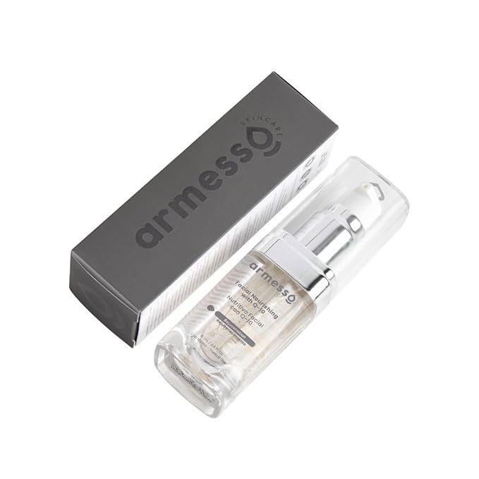 Armesso - Facial Nutritive Serum With Q10, Moisturize Skin and Improve the Appearance of Fine Lines and Wrinkles, Q10 for Anti Aging effect, long-lasting hydration and youthful skin - 0.5 Oz (15 Ml)