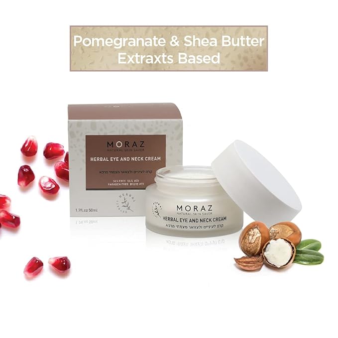 Moraz Herbal Eye Wrinkle Cream & feet Cream bundle is designed to Reduce Wrinkles, Dark Circles & Aging Lines, Dry Cracked Heels & rough or irregular feet ultimate skin care pack.