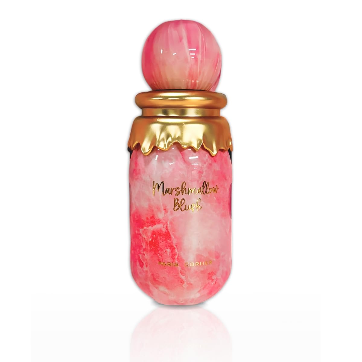 Paris Corner | Marshmallow Blush EDP 3.4 Fl Oz | A Unique Gourmand Marshmallow Strawberry Perfume for Women | Long-Lasting Sweet Scent Fragrance for Daily Use