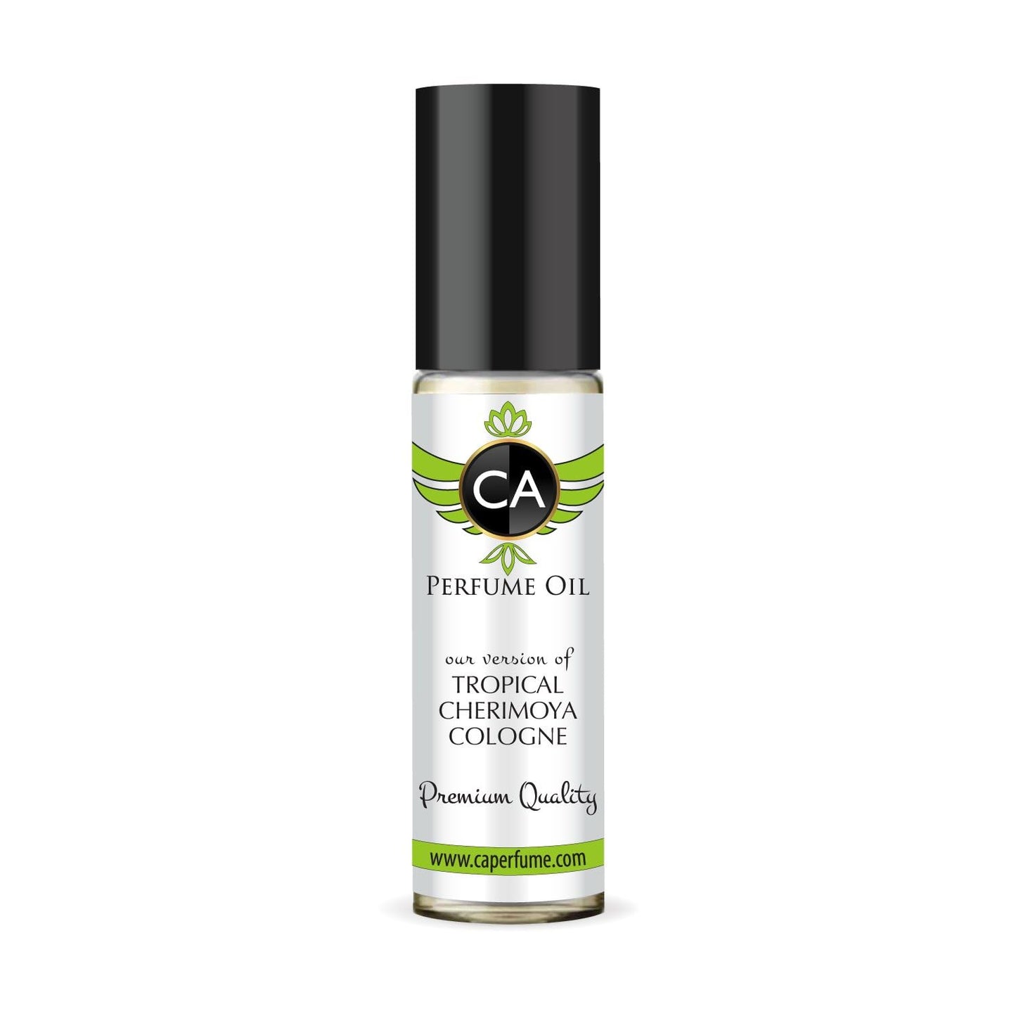 CA Perfume Impression of Tropical Cherimoya Cologne Unisex Fragrance Oil Floral Fruity Scent Long Lasting Perfumes for Women & Men Travel Size TSA Ready Mini Parfum Body Oil Roll-on 0.33 Fl Oz 10ml