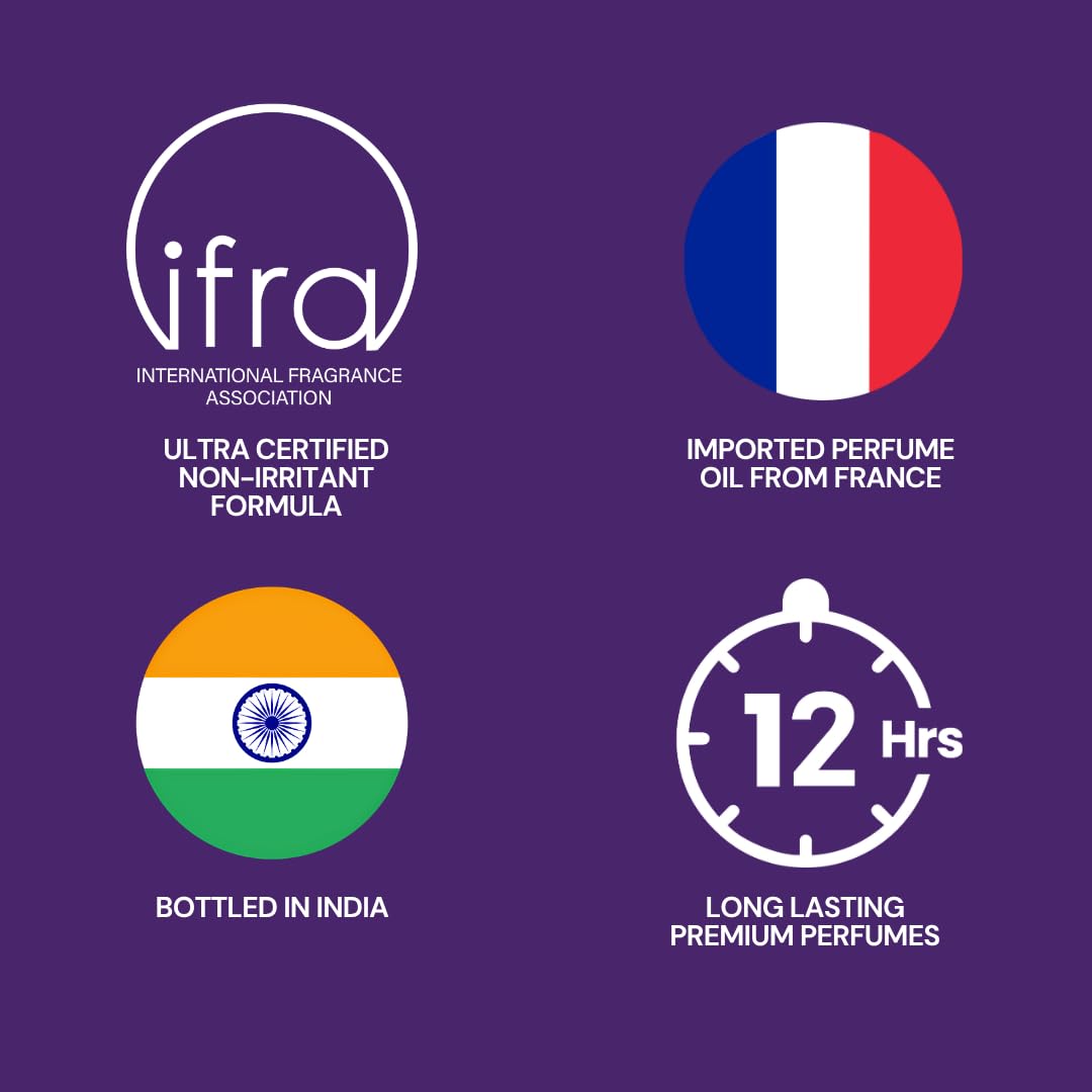 Intense Love Eau de Parfum, Unisex Fragrance, 100ml, Long Lasting, Purple