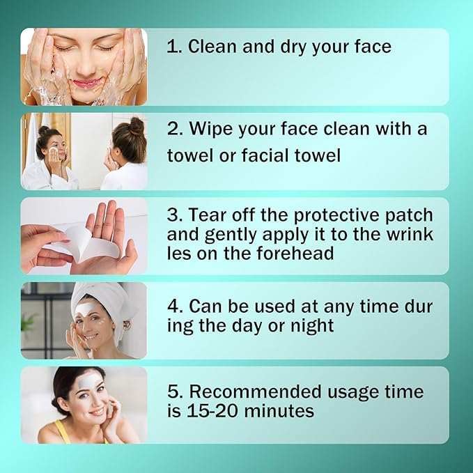 12-Piece Silicone Wrinkle Patch Set with Collagen, Vitamin E & Aloe – GlowPatch Anti-Aging Reusable Face & Eye Pads – Style Lifting Patches for Instant Glow, Skin Firming & Hydration