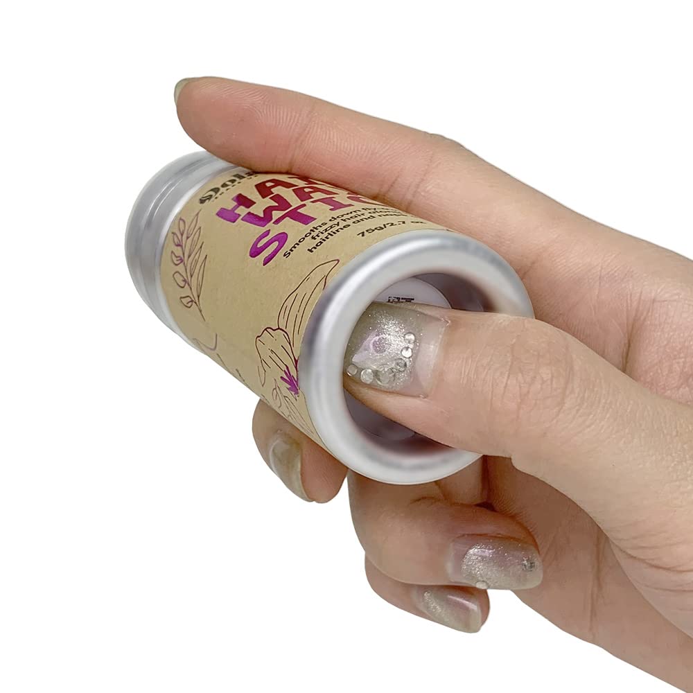 Dolahair Hair Wax Stick for Flyaways, Smoothing, and Slick Back - Hair Pomade for Women and Kids (2 Pack)