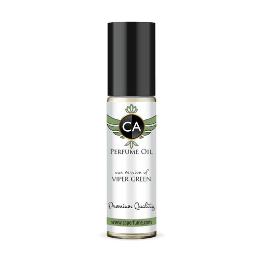 CA Perfume Impression of Viper Green Unisex Fragrance Oil Woody Aquatic Scent Long Lasting Perfumes for Women & Men Travel Size TSA Ready Mini Parfum Body Oil Roll-on 0.33 Fl Oz 10ml
