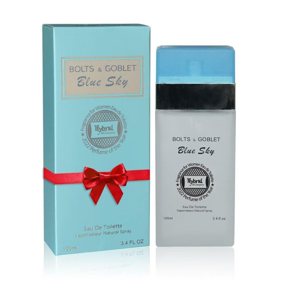 Hybrid & Company Blue Sky for women Romantic and Sensual Perfume Eau de Parfum 3.4 Fl oz