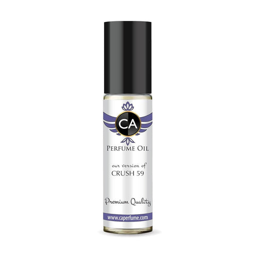 CA Perfume Impression of Crush 59 for Women Fragrance Oil Oriental Vanilla Scent Long Lasting Perfumes for Women Travel Size TSA Ready Mini Parfum Body Oil Roll-on 0.33 Fl Oz 10ml