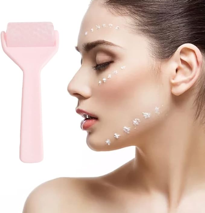 YPWangShengRui Ice Roller for A Reusable Facial Tool Translucent Ice Compress Facial Beauty Tool for Puffiness Migraine Relief and Minor Injury