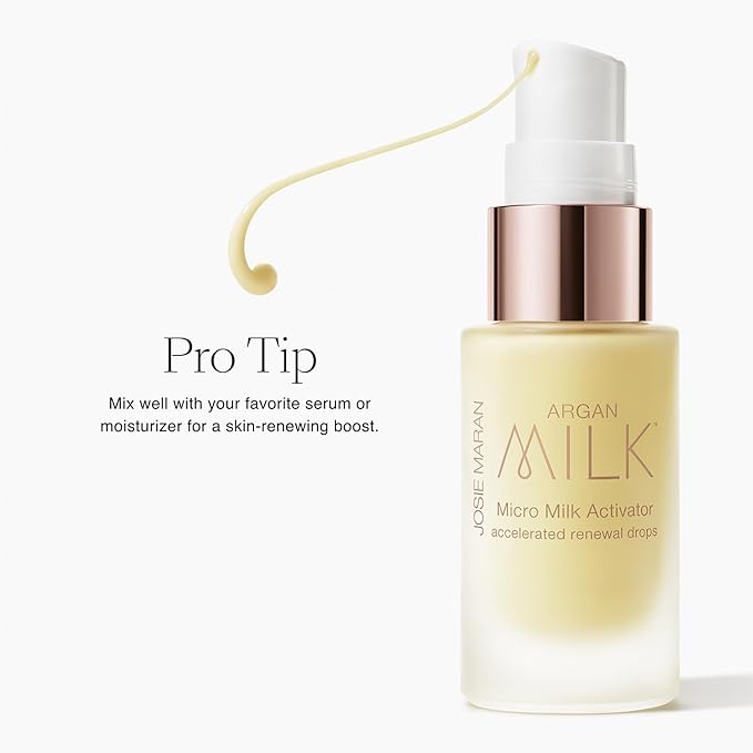 Josie Maran Argan Milk For All - 3-Piece Ritual Includes Intensive Hydrating Treatment, Accelerated Renewal Drops and Intense Hyration Night Cream (3 Count)