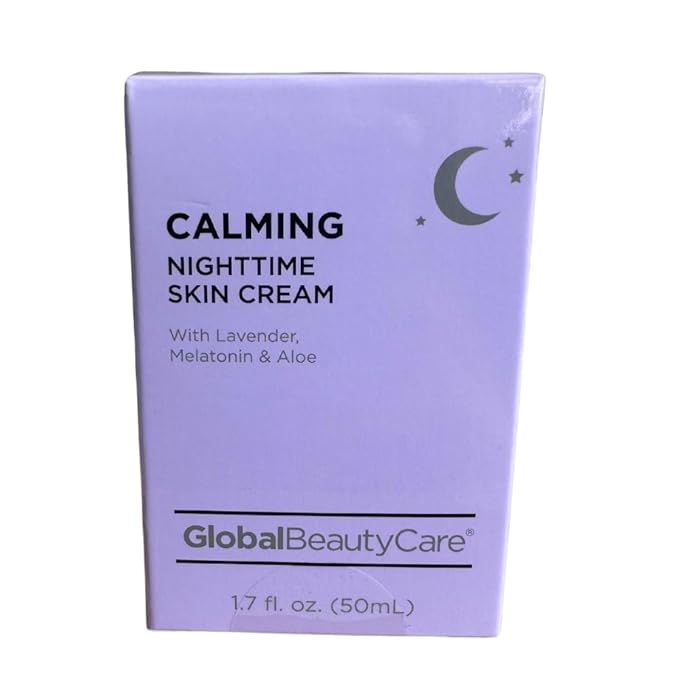 Calming Night Face Cream for Women - Anti Aging Face Moisturizer with Lavender, Melatonin & Aloe – Facial Moisturizer for Dry Skin & All Skin Types 1.7 fl. oz.