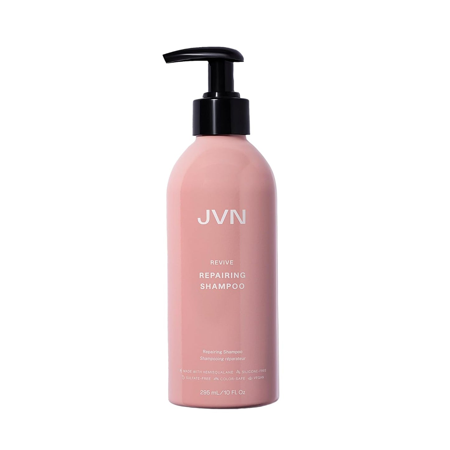 JVN Revive Repairing Shampoo, 10 Fl Oz, Strengthen & Repair Damaged, Color Treated, or Fragile Hair, Hair Care for Women and Men, Non-Toxic, Silicone and Sulfate Free Shampoo