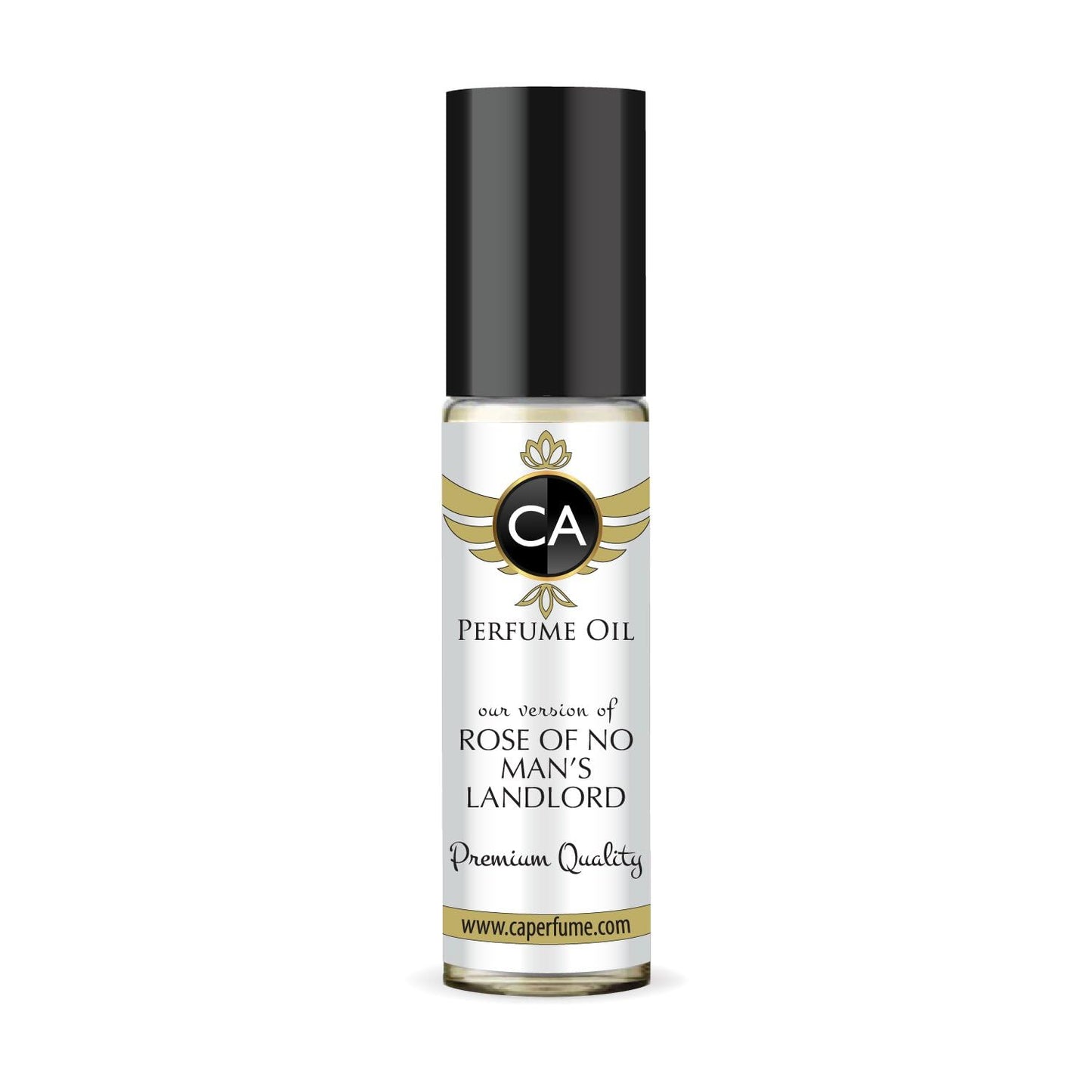 CA Perfume Impression of Rose Of No Man's Landlord Unisex Eau De Parfum Amber Spicy Scent Long Lasting Unisex Fragrance Travel Size TSA Ready for Day and Night Wear 0.33 Fl Oz 10ml