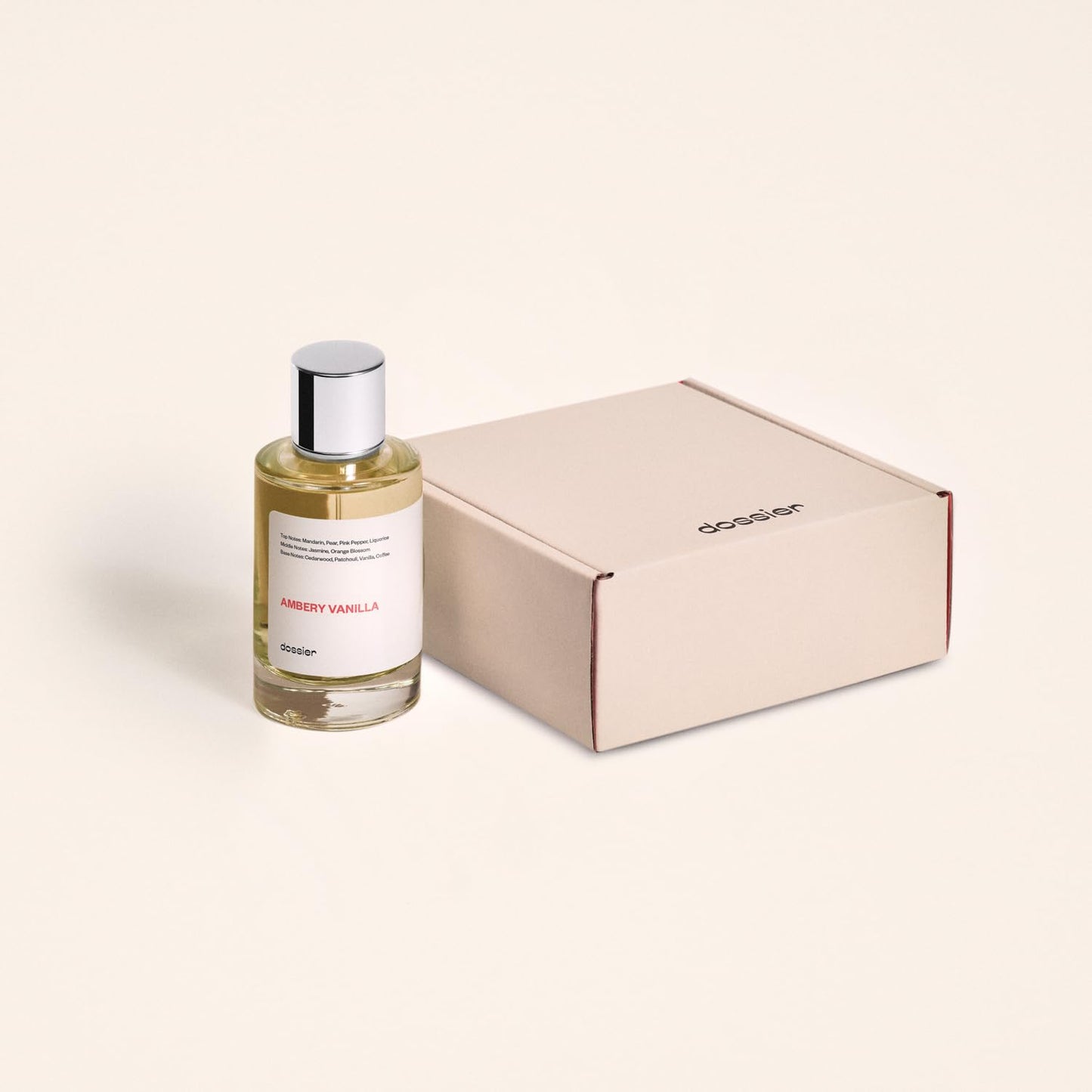 Dossier - Ambery Vanilla 3.4Oz (100ml) - Eau de Parfum - Inspired by YSL's Black Opium - Long-lasting Fragrance - Feminine