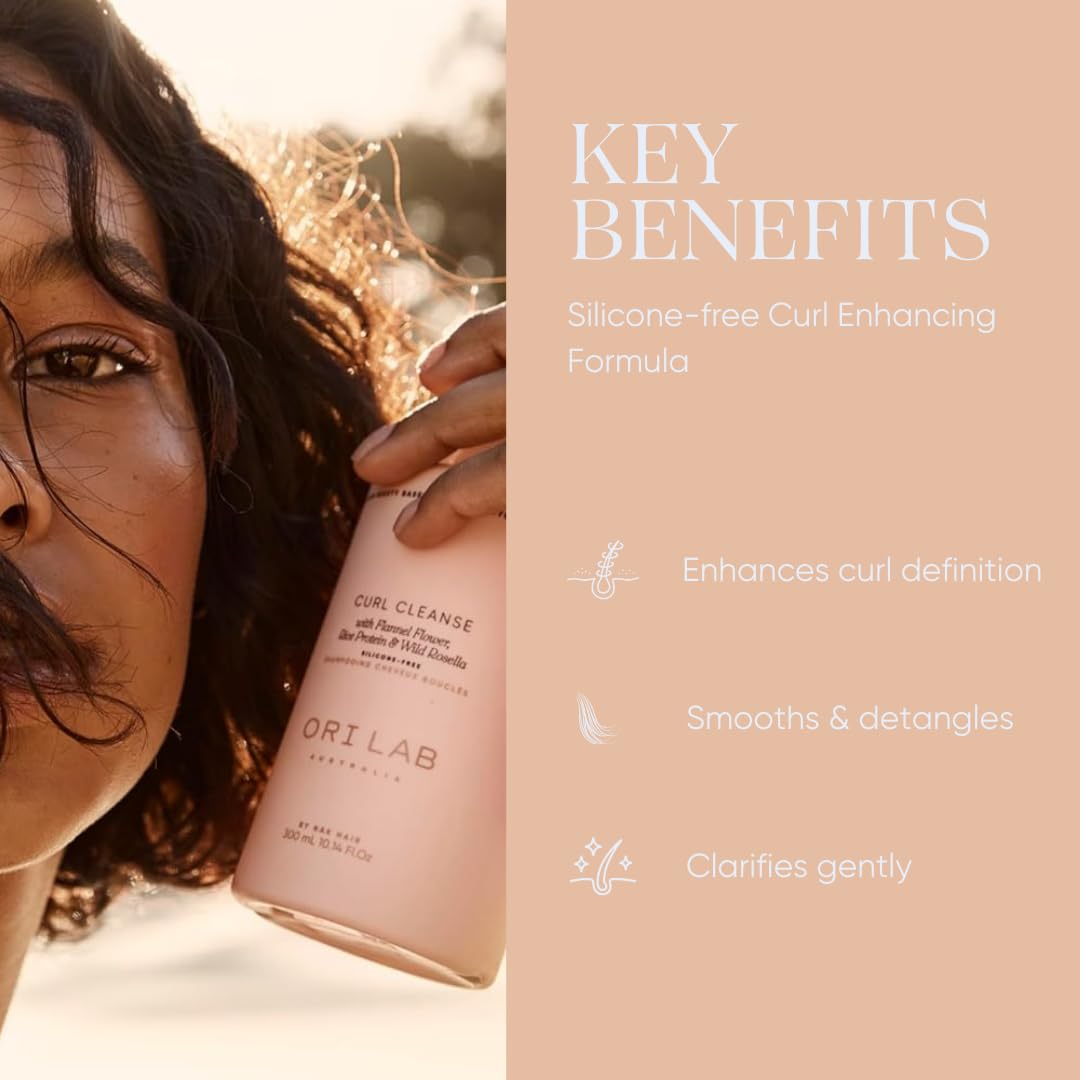 ORI LAB - Curl Cleanse 300ml - Silicone-Free Shampoo