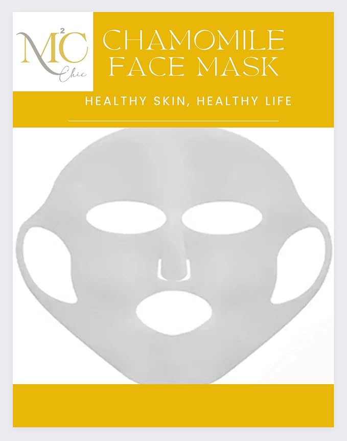 Chamomile Facial Mask for Nourishing and Hydrating Skin, Packed whit Natural Fruit Ingredients