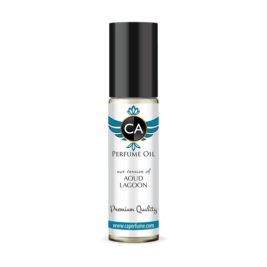 CA Perfume Impression of Aoud Lagoon Unisex Fragrance Oil Floral Scent Long Lasting Perfumes for Women & Men Travel Size TSA Ready Mini Parfum Body Oil Roll-on 0.33 Fl Oz 10ml