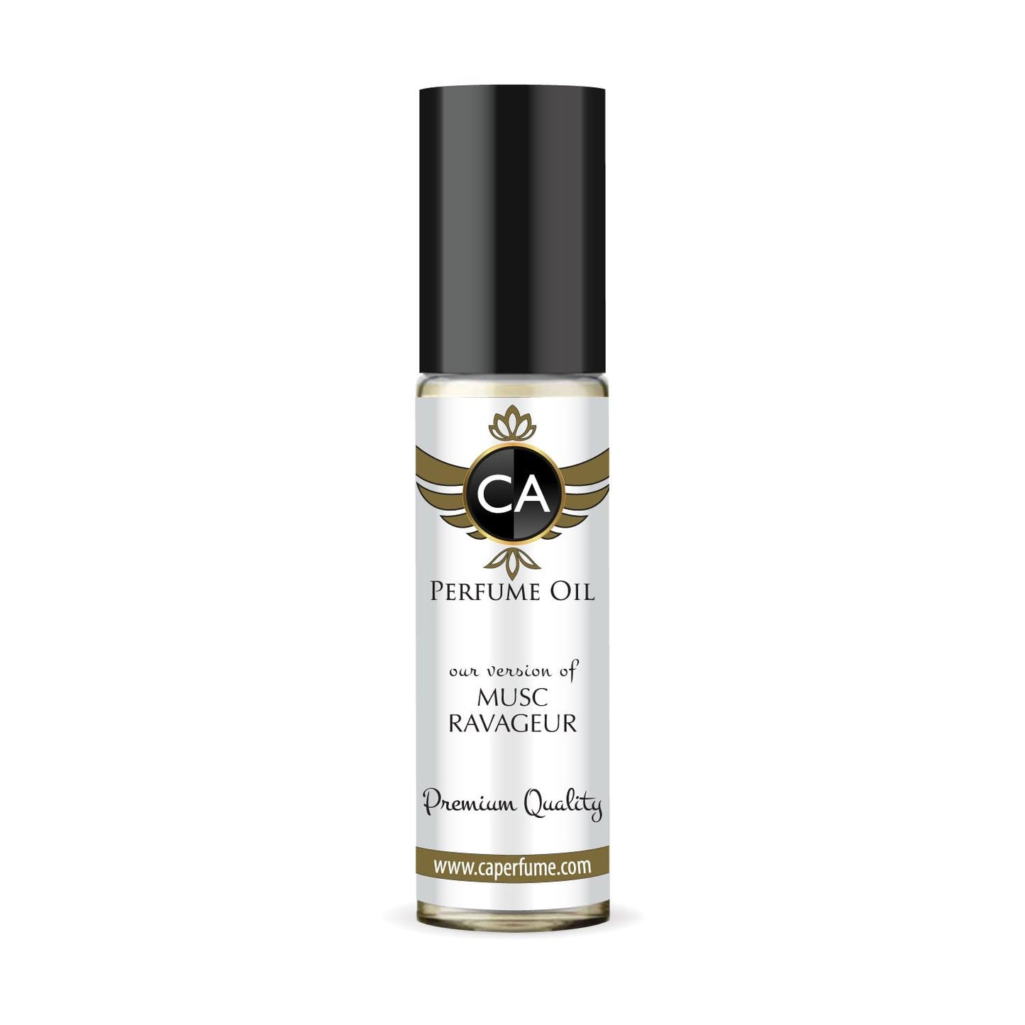 CA Perfume Impression of Musc Ravageur Unisex Fragrance Oil Amber Scent Long Lasting Perfumes for Women & Men Travel Size TSA Ready Mini Parfum Body Oil Roll-on 0.33 Fl Oz 10ml