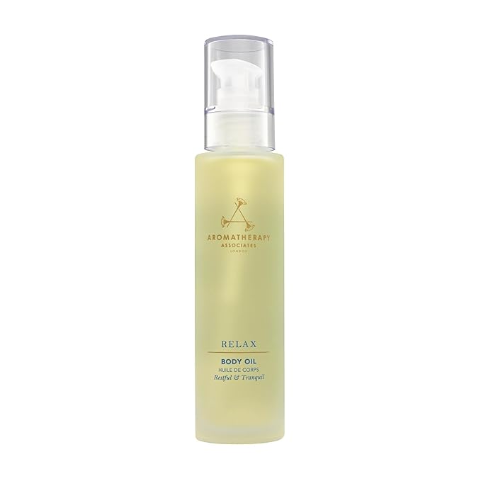 Aromatherapy Associates Relax Body Oil. Luxurious Blend of Oils for a Nourished Body. Made with Vetivert, Chamomile and Ylang Ylang Essential Oils (3.4 fl oz)