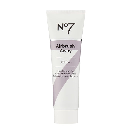 No7 Airbrush Away Face Primer - Hydrating Makeup Primer with Hyaluronic Acid - Helps to Smooth the Appearance of Fine Lines & Wrinkles for Seamless Makeup Application (30ml)