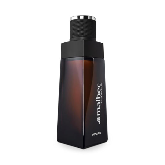 Malbec Intenso Eau De Toilette by O Boticário, Cologne For Men, Long Lasting Men's Fragrance, French Oak Barrel-Aged Red Wine & Woody Fresh Scent, 3.4 Ounce