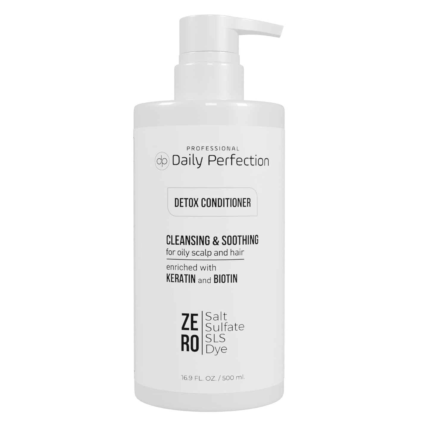 (dp) Detox Conditioner – Hydrate, Clarify & Remove Buildup, Oil & Impurities – Clean + Salon-Grade Formula with Biotin & Keratin