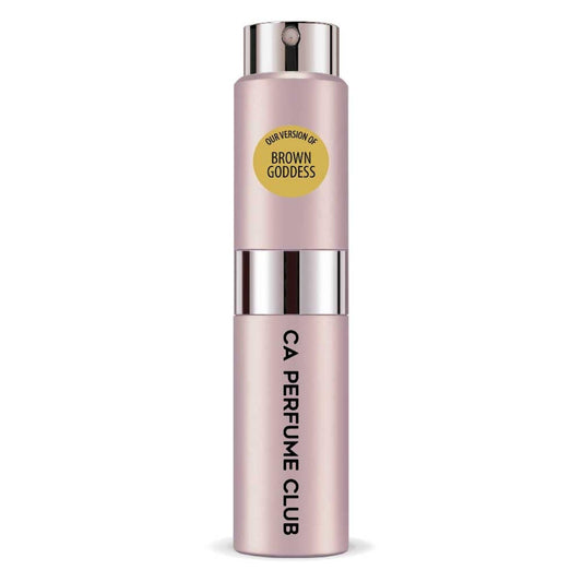 CA Perfume Impression of Estee L. Brown Goddess For Women Replica Version Fragrance Dupes Concentrated Long Lasting Eau de Parfum Spray Refillable Atomizer Bottle 0.27 Fl Oz/ 8ml