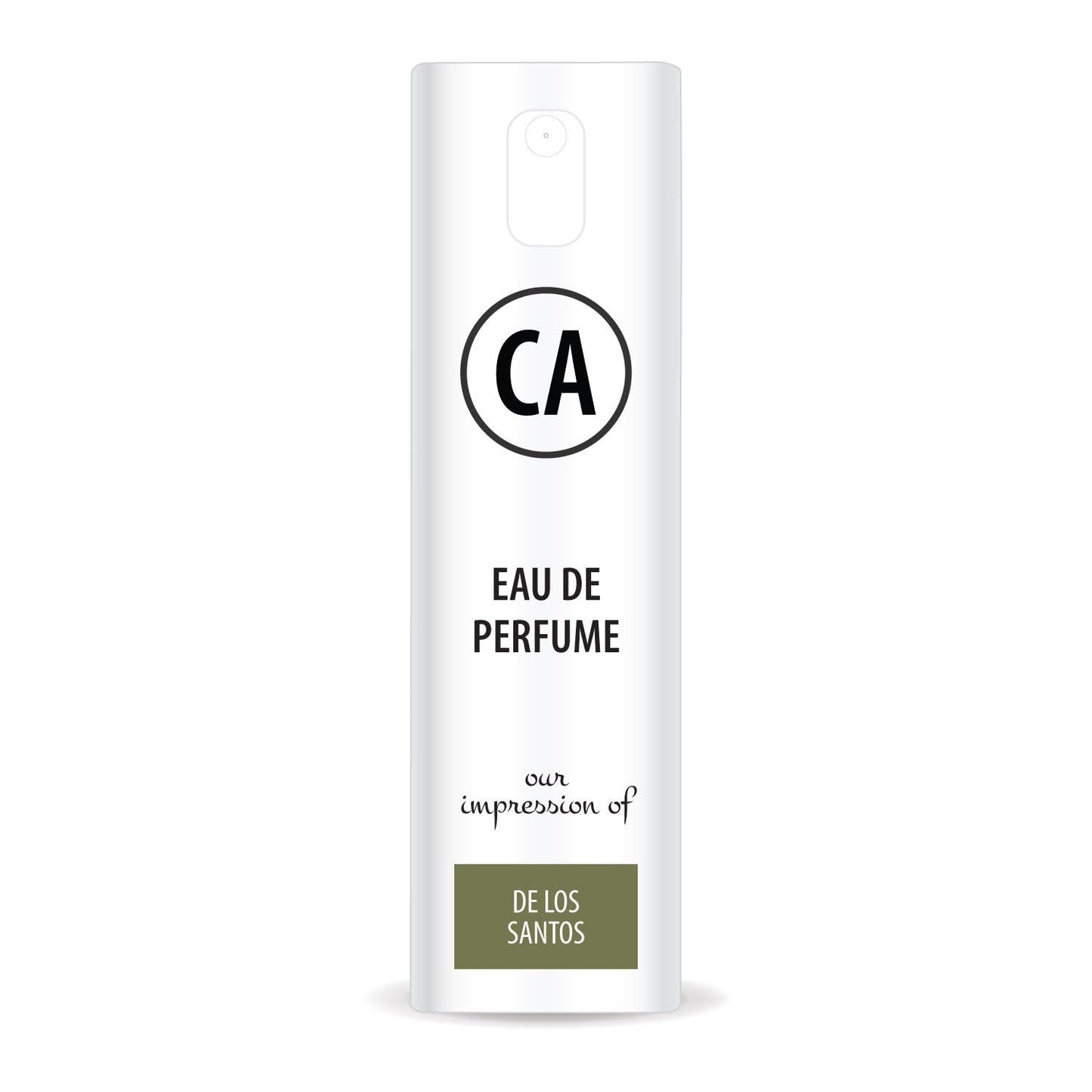 CA Perfume Impression of De Los Santos Unisex Eau De Parfum Floral Scent Long Lasting Unisex Fragrance Travel Size TSA Ready for Day and Night Wear 0.33 Fl Oz 10ml