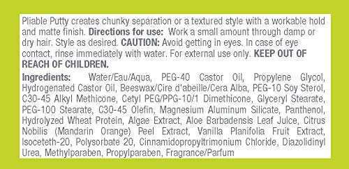 GREAT CLIPS Solutions Pliable Putty, 2oz | Finishing Hair Product w/Medium, Workable Hold | Provides Flexibility & Texture