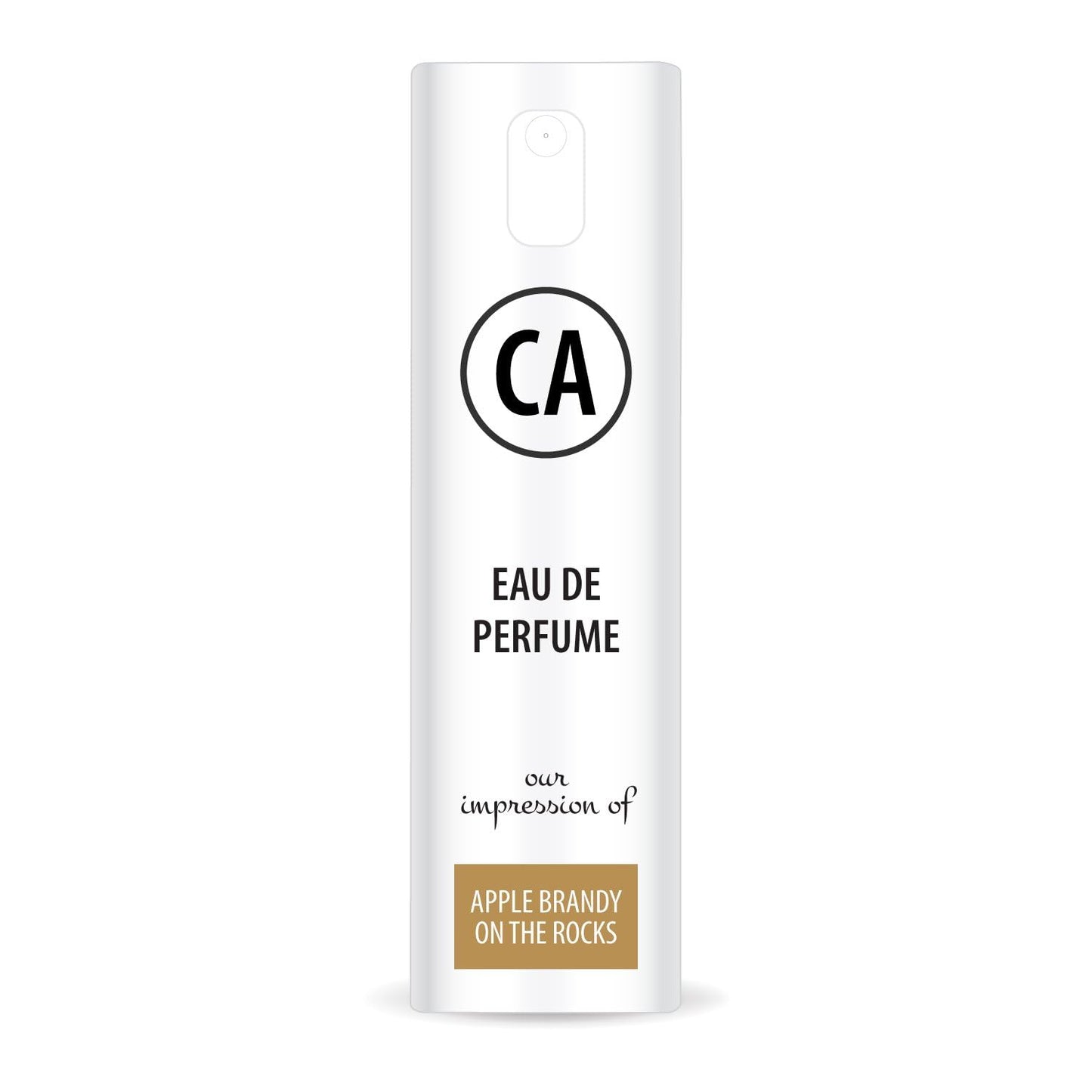 CA Perfume Impression of Apple Brandy On The Rocks Unisex Eau De Parfum Aromatic Fruity Scent Long Lasting Unisex Fragrance Travel Size TSA Ready for Day and Night Wear 0.33 Fl Oz 10ml
