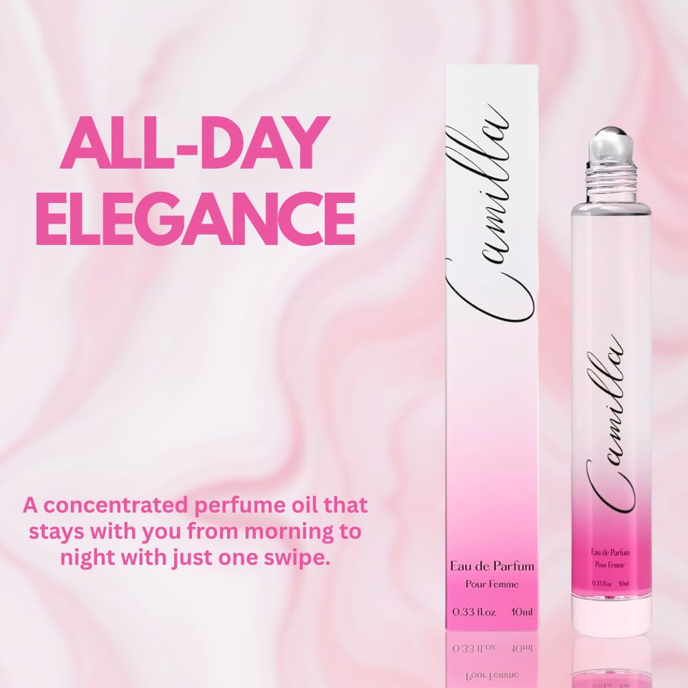 Perfume for Women Rollerball – INSPIRED by A WORLD RENOWED WOMEN'S PERFUME - Bergamot, Jasmine, Patchouli, Vanilla – Sweet, Floral, Sexy, Long-Lasting Eau De Parfum 10ml (0.33 fl oz)