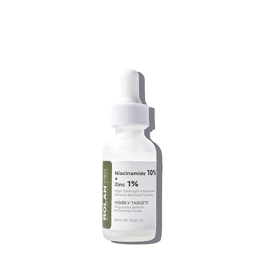 ROLANYIN Niacinamide 10% + Zinc 1% Facial Serum for Oil Control and Pore Minimizing Blemish Treatment Hydrating Soothing Anti Aging and Nourishing Formula Skin Care