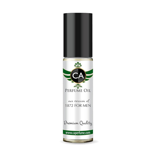 CA Perfume Impression of 1872 For Men Fragrance Oil Citrus Aromatic Scent Long Lasting Cologne for Men Travel Size TSA Ready Mini Parfum Body Oil Roll-on 0.33 Fl Oz 10ml