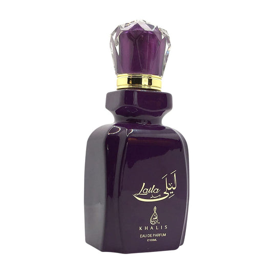 Laila Eau de Parfum 3.4 oz - Oriental Womens Perfume with Rose Woody Citrus Leather Labdanum Musk and Amber Notes loved for its long lasting trail and compliment catching aroma