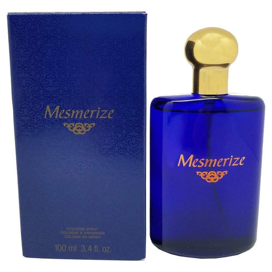 Mesmerize Black Cologne for Men, 3.4 fl oz, Long Lasting Woody and Spicy Scent for Everyday Wear, Signature Fragrance for Him, Classic Men’s Cologne