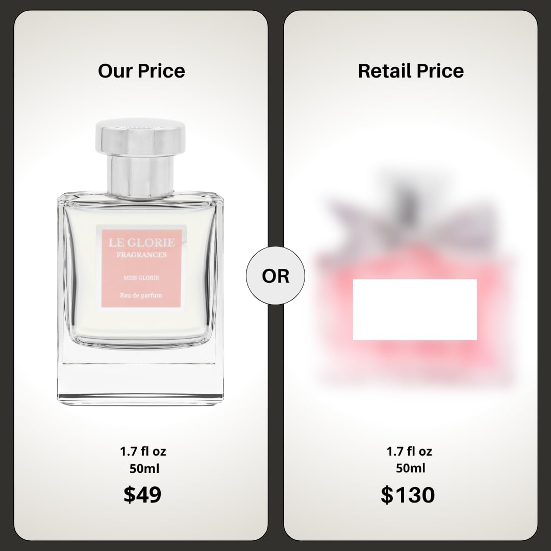 inspired by M.i.ss D. Miss Glorie EDP, Long Lasting Luxury Perfume Spray for Women, Cruelty Free - 0.33 oz 10ml