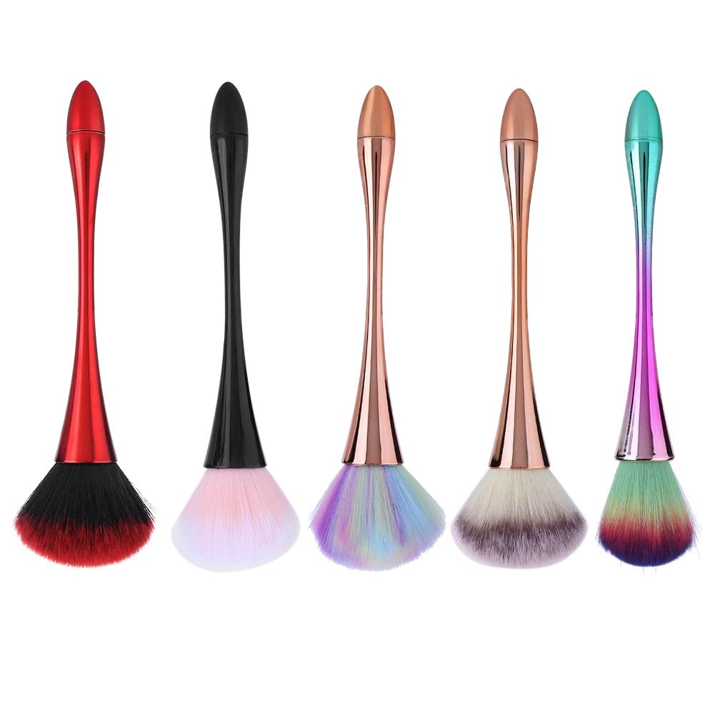 5 Styles Nail Dust Brush for Makeup or Nail Arts Brushes Manicure DIY Tool(2)