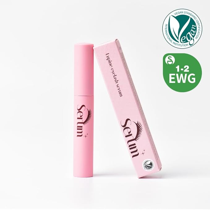 Eyelash Serum - Lash Growth Serum & Conditioner | Vegan Certified | Hypoallergenic | Korean Beauty for Longer, Fuller Lashes & Eyebrows