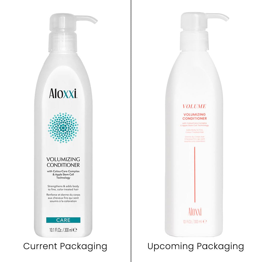 ALOXXI Volumizing Conditioner for Fine Thin and Color-Treated Hair with Apple Stem Cell Technology Keratin and Botanical Oils, 10.1 Fl.Oz