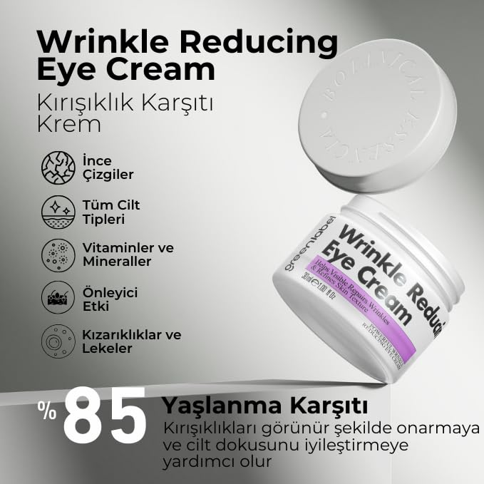Eye Contour Anti-Wrinkle Care Cream Containing Hyaluronic Acid And Pomegranate Seed Extract 30 ml